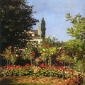 Клод Моне - Цветущий сад в Сент-Адресс